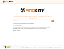 Tablet Screenshot of findcity.de